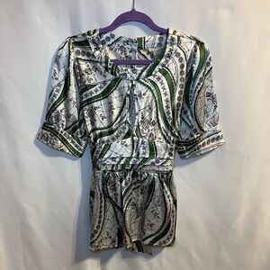 Vertigo Paris Patterned Blouse Womens size XL